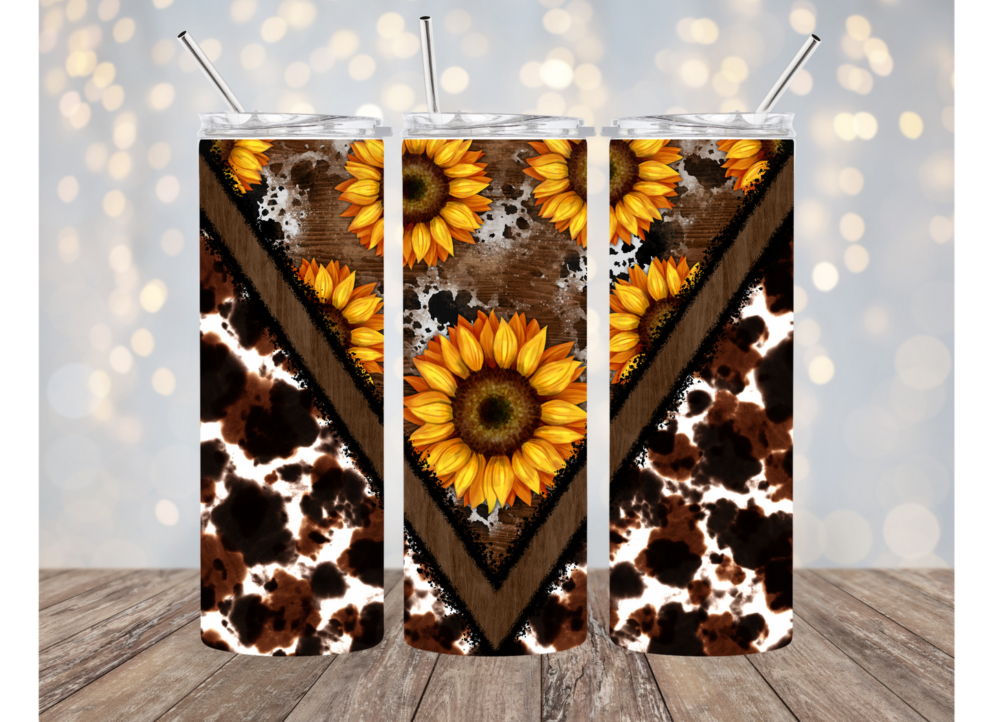 Cow Print Sunflowers