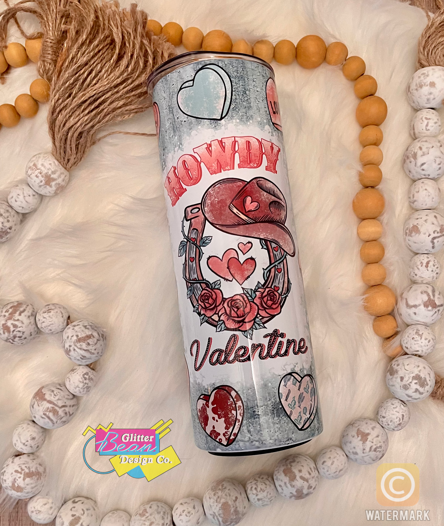 Howdy Valentine Tumbler