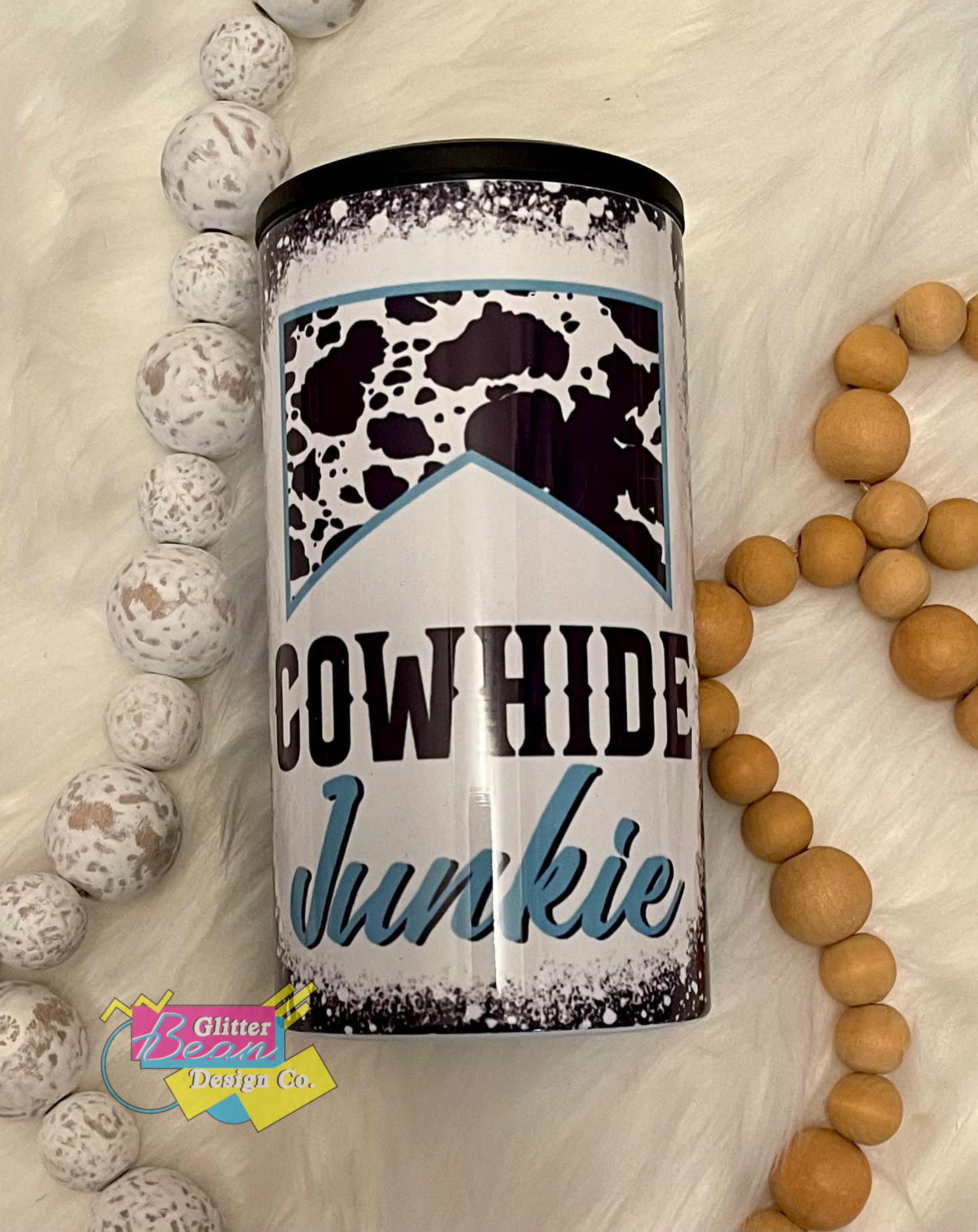 Cowhide Junkie 4-1 Koozie